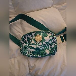 Lilly Pulitzer Floral Green Crossbody Bag